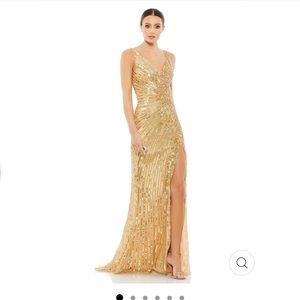 Mac Duggal Beaded Gown